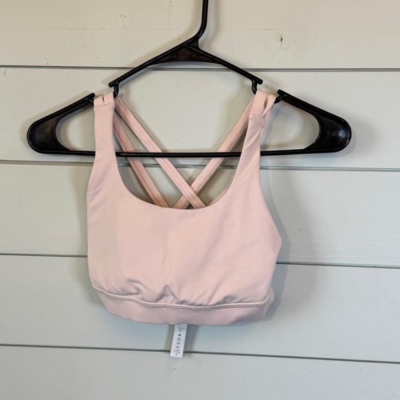 lululemon athletica Other - Lululemon energy bra light pink women's size 2